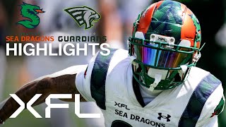 XFL: Seattle Sea Dragons vs. Orlando Guardians Full Game Highlights