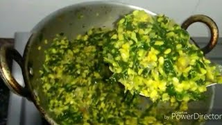 Healthy Menthe Hesarubele Palya In Kannada/ ಮೇಂತೆ ಸೋಪ್ಪಿನ ಪಲ್ಯ / How to Make Simple Methy bhaji