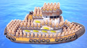 I Caught The RICHEST Tugboat EVER Trying to Escape a Raid!