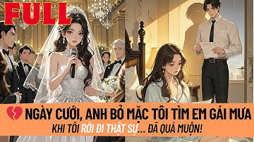 Ngày Cưới Anh Bỏ Mặc Tôi Đi Tìm Em Gái Mưa. Tôi Đòi Ly Hôn, Anh Cười Khinh. Nhưng Khi Tôi Thật Sự...