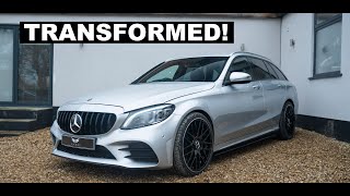 LOOK AT WHAT WE DID TO THIS MERCEDES C CLASS! - TRANSFORMATION