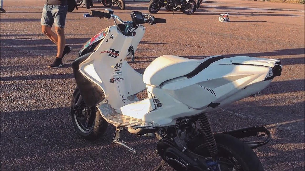 Yamaha Aerox 70cc | Stage6 MK2 Racing | First Ride - YouTube