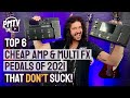 6 Cheap Multi Effects & Amp Modellers Of 2021 That Don't Suck! - Key Features & Tone Demo!