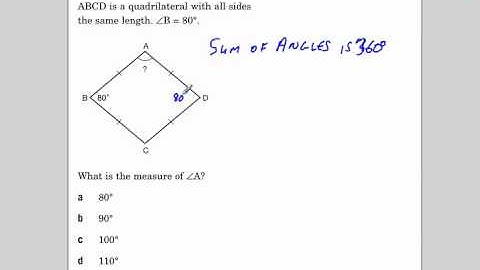 Angles in a Quadrilateral EQAO