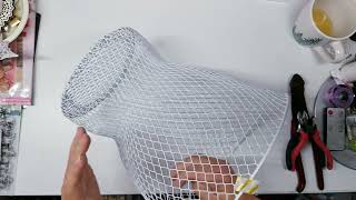Dollar Tree Corset basket tutorial