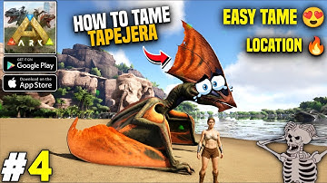 Taming the Tapejara Beast! | Ark Unlimited Mobile Edition 🔥