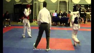 51Kg Final Omer Aksoy Vs Mehmet Dolas Turkish Junior Taekwondo Championships 2010