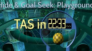 [TAS] Super Monkey Ball 2 | Hide & Goal Seek: Playground | Story Mode in 22:33