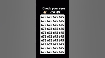 check your eyes and find the number 657 #geniusmindset #puzzle #logicpuzzle #mazesolving #logicalpuz