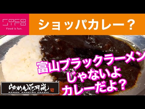 【らあめん 花月嵐】 富山ブラックラーメンじゃなくてブラックカレーを食べてました【グルメ】