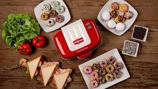 Sandwiches & Cookies Maker Party Time Red - Ariete 1972