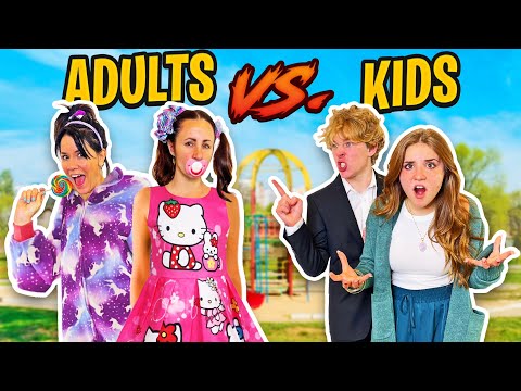 KIDS Turn Into ADULTS & ADULTS Turn Into KIDS Challenge | Piper Rockelle