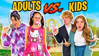 KIDS Turn Into ADULTS \& ADULTS Turn Into KIDS Challenge | Piper Rockelle