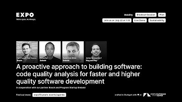 Bosch & Embold — A Proactive Approach to Building Software: Code Quality Analysis for Faster & High…