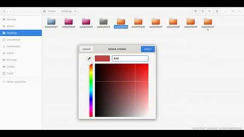 Change The Folder Color Or Emblem Instantly In Ubuntu