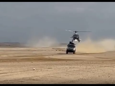 El extraño accidente entre un camión Kamaz y un helicóptero de prensa en el Dakar 2021