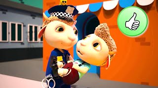 Police rescue Tommy | Who is hiding behind the door | Funny Cartoon Animaion for kids