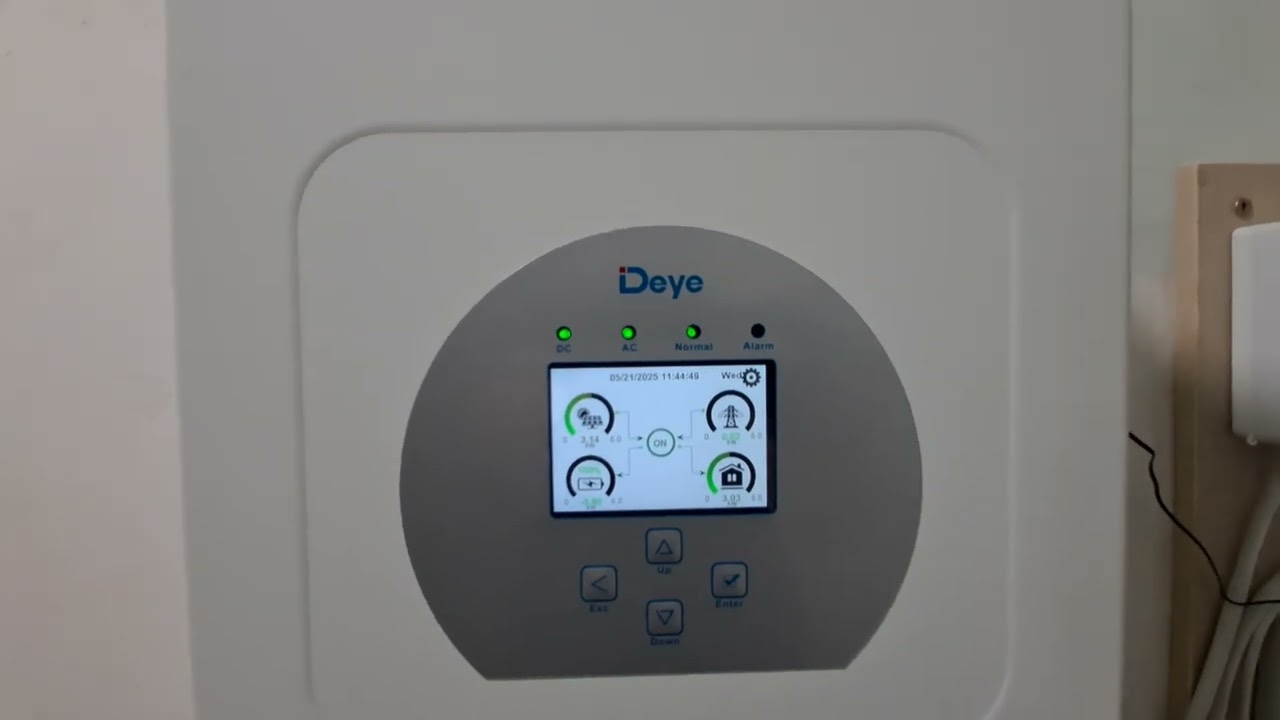 Deye+Deye. Инвертор 6 Квт и акумулятор - монтаж, впечатления, охлаждение.