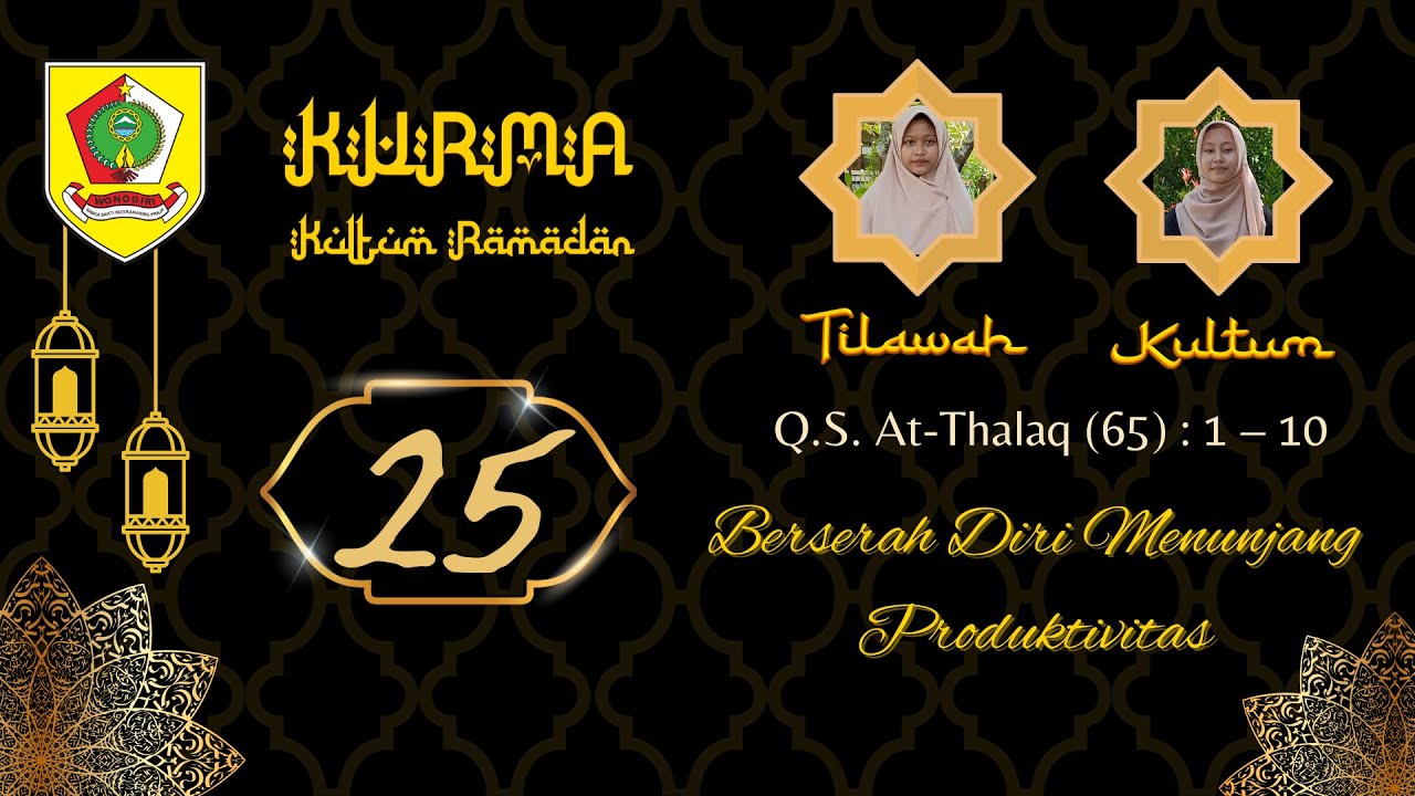 Kurma 2024 | Berserah Diri Menunjang Produktivitas | SMPN 2 JATIROTO