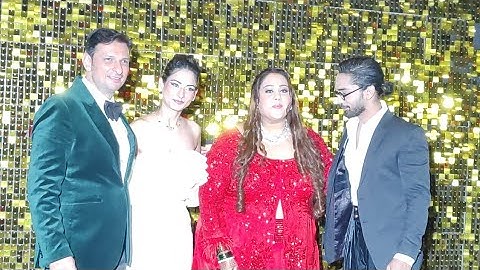 Harsh Rajput with Aneri Vajani Meets And Greets Newly Married Couple Rushad Rana And Ketki