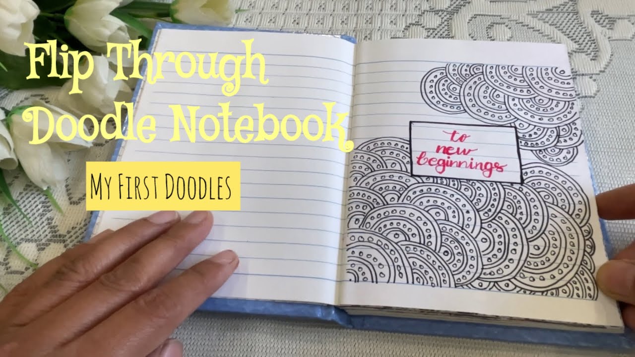 Flip Through Doodle Notebook | Amateur Doodles | #asmr #aesthetics # ...