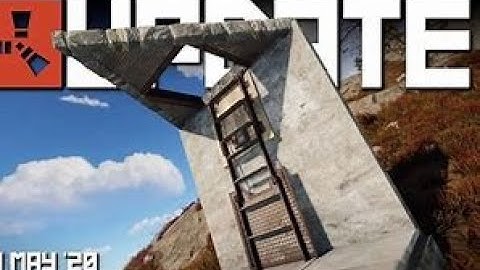 Ladder Hatch Glitch Takes You Under Foundations!  (RUST)