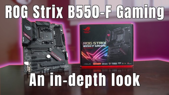 ASUS ROG Strix B550-A Review - Gorgeous Black and White Motherboard! -  YouTube