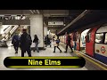 Tube station nine elms  london   walkthrough 