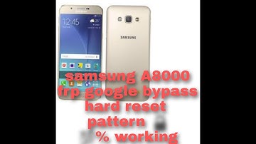 A8000 frp done 10000% samsung a8 google bypass