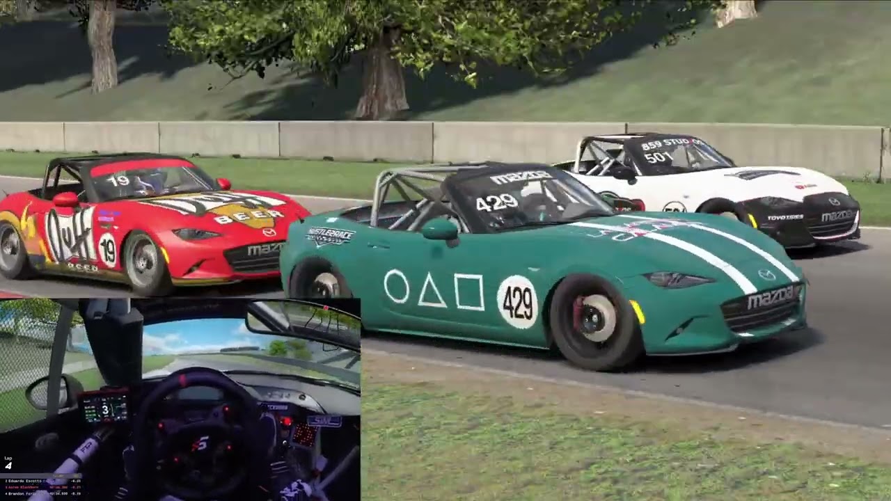 iRacing Mazda MX5 at Road America
