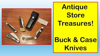 Big Brother's Antique Store Haul:  Vintage Bucks and Cases (Part 1)