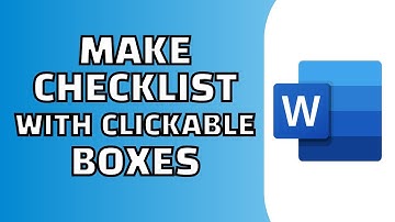 How to Create Checklist in Word with Clickable Box (Quick and Easy)