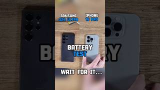 ⚡☠️SAMSUNG S24 ULTRA VS IPHONE 16 PRO BATTERY TEST!!