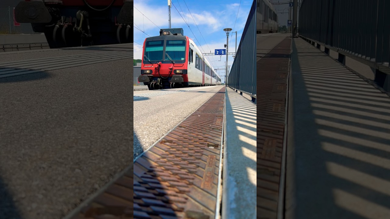 Train SBB Swiss🚉🇨🇭❤️ #train #metro #tamilreels #travel #europe #trending #viral #voyage #shorts