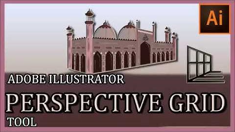 How to Use Perspective Grid tool in Adobe Illustrator Tutorial