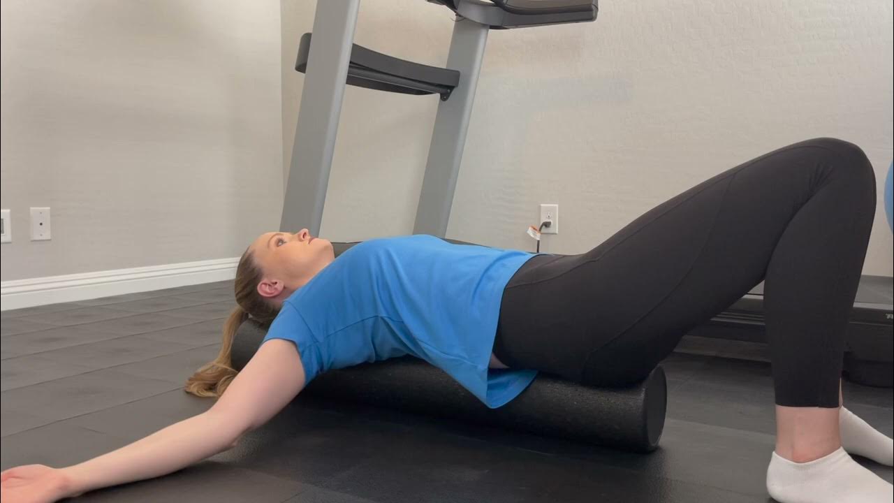 foam roller pec stretch mobility YouTube