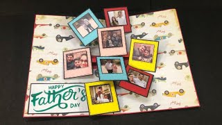 DIY Father's Day Greeting Card Ideas | Handmade Father's Day Cards | Pop Up  Collage Card