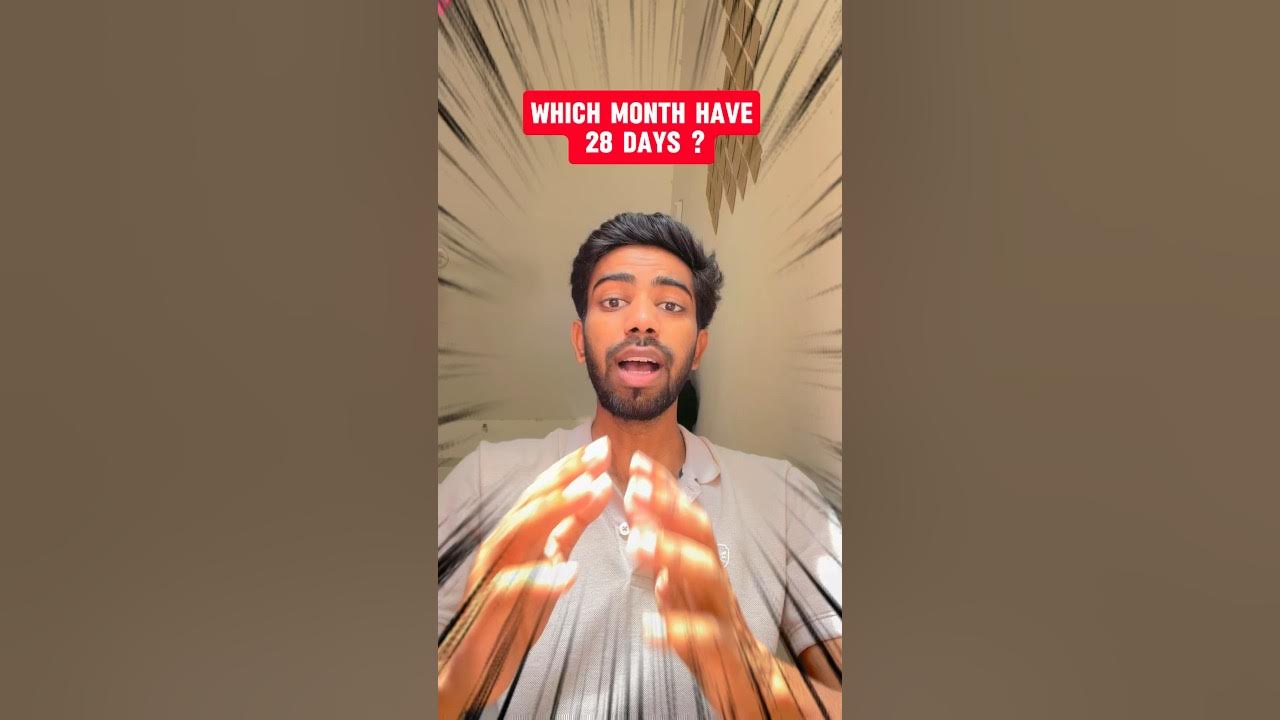 Which Month Have 28 Days ytshorts YouTube which-month-have-28-days-ytshorts-youtube