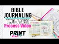 Two-Faced Bible Study | Bible Journaling Entry