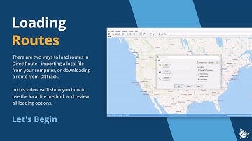 Appian DirectRoute & DRTrack | Loading Routes | Trimble Transportation