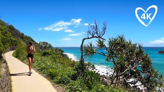 Virtual Walk Burleigh Heads National Park - 4K - Gold Coast Australia - Treadmill Background