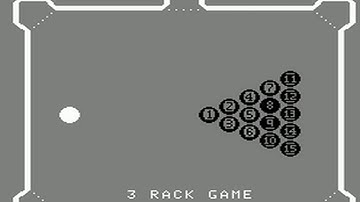 Poolshark (Atari 1977)  Attract Mode 60fps