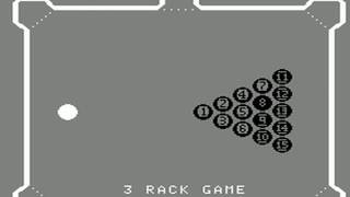 Poolshark (Atari 1977)  Attract Mode 60fps