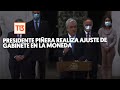 Presidente Piñera realiza ajuste de gabinete en La Moneda