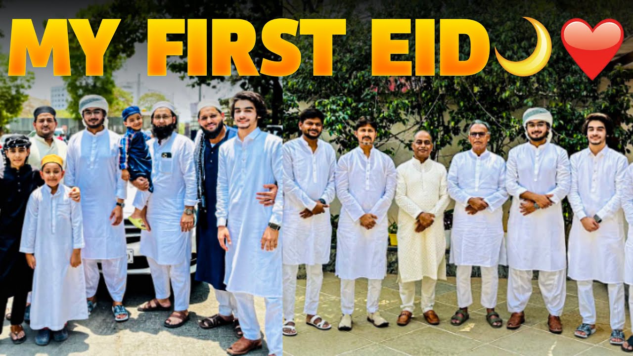 My First Eid Like This ♥️🌙 | Eid Vlog | Yazdan Eid Vlog | Param Vlog 