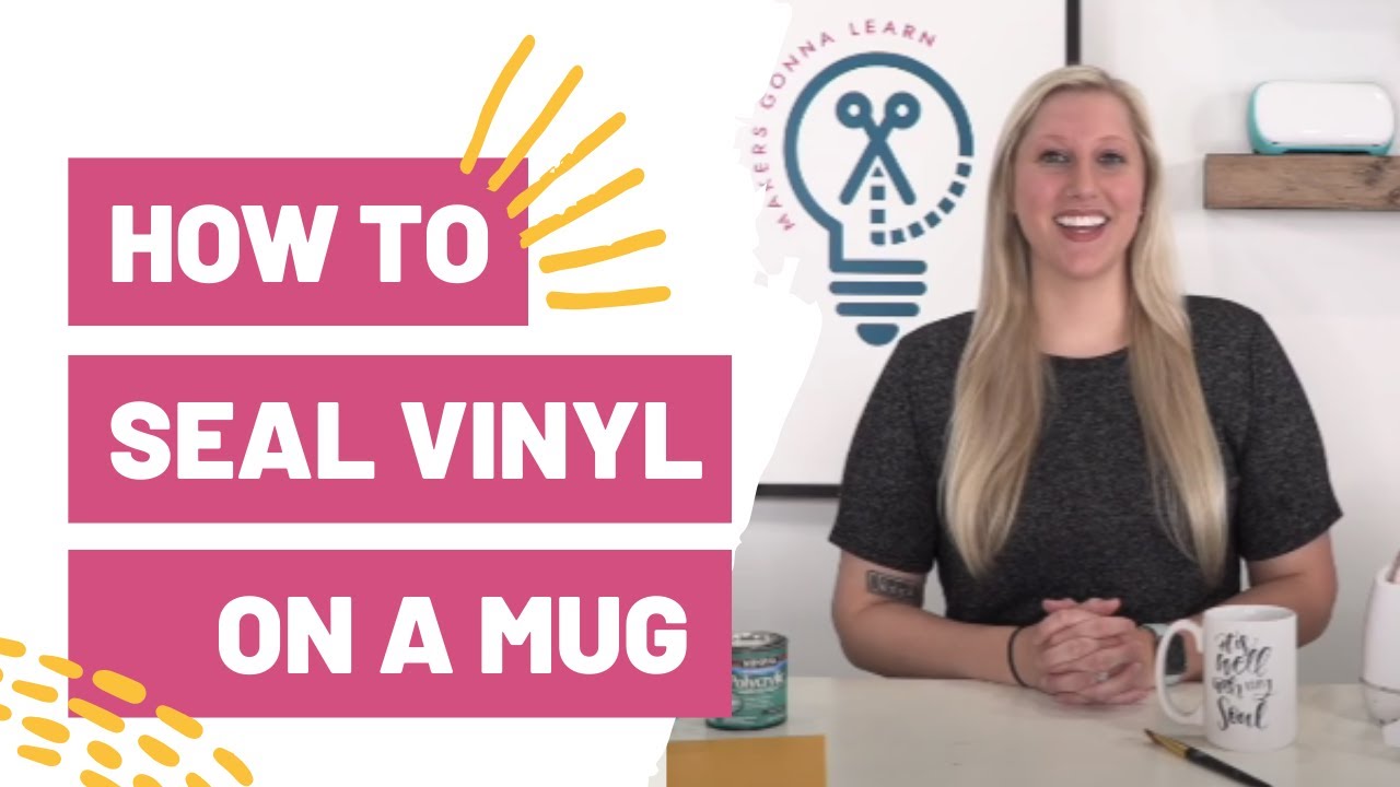 Cricut How to Make and Apply a Vinyl Decal on a Mug 