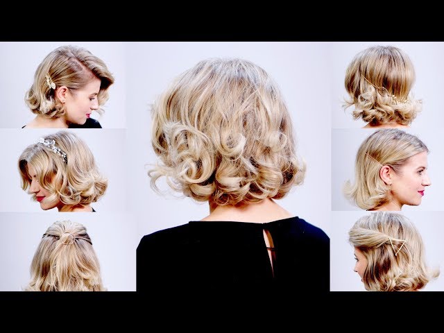 How To: Soft Retro Waves and 5 Ways To Accessorize Your Short Hair | Milabu