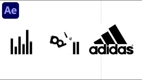 Adidas Logo Reveal In After Effects - After Effects Tutorial - No Plugins.