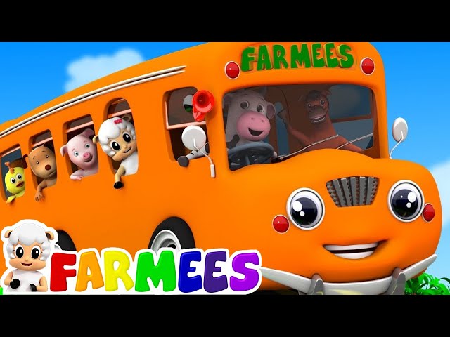 Roda di bus | Lagu anak anak | Kartun untuk anak | Farmees Indonesia | Video edukasi anak class=