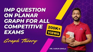 Imp Question on  Planar Graph for all competitive exams | Graph Theory